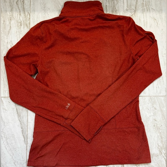 Lolë women’s half zip up pull over sweater red‎ athletic sweater size medium - Picture 2 of 4